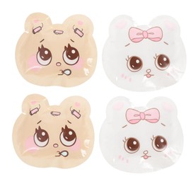 FOMIYES 4pcs Cartoon Ice Pouches Mini Portable Cooler Packs for Outdoor Use Fun Design Space-saving Reusable for Picnics and Parties