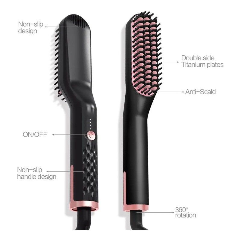 Set De Alisador De Barba Y Pelo Para Hombre 3