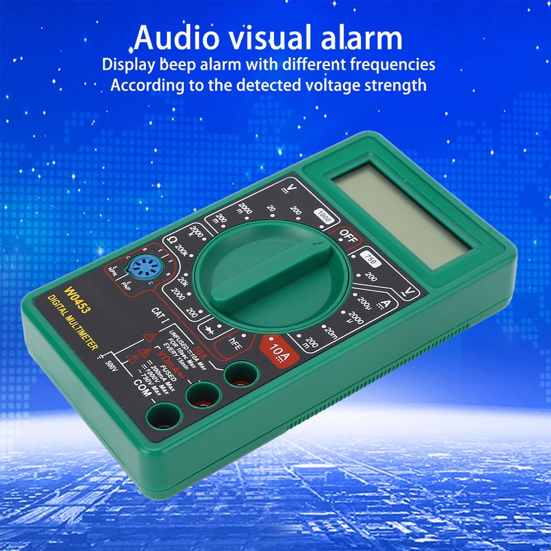 Digital Multimeter Tester Intelligent 1999 Counts Voltmeter Universal Meter with