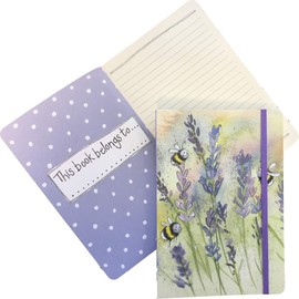 ALEX CLARK Bees Large Chunky Notebook - Soft Back Cover - Elastic Closure Journal - Lined Pages