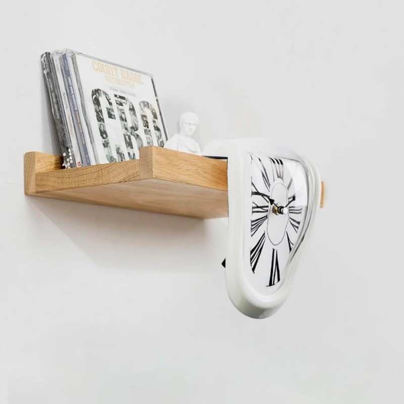 Petilleur Creative Dali Watch Melting Clock Surrealistic Table Shelf Desk