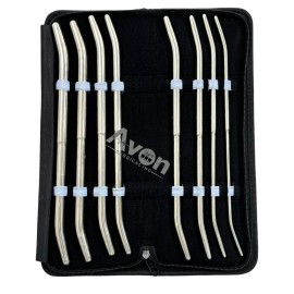 CYNAMED USA NEW PREMIUM GRADE 8 EA PRATT DILATOR SOUNDS SET SURGICAL MEDICAL INSTRUMENTS