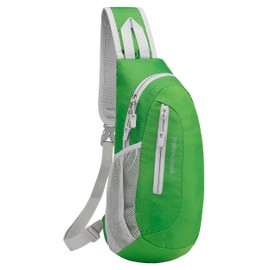 PivotWing Chest Bag Men Women Travel Shoulder Bag Sling Bag Shoulder Chest Bag, Green, shoulder bag