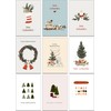 Christmas Cards with Envelope Set 30 Different Designs - Boho