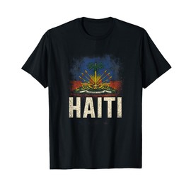 Haiti - Haitian Flag Caribbean Souvenir T-Shirt