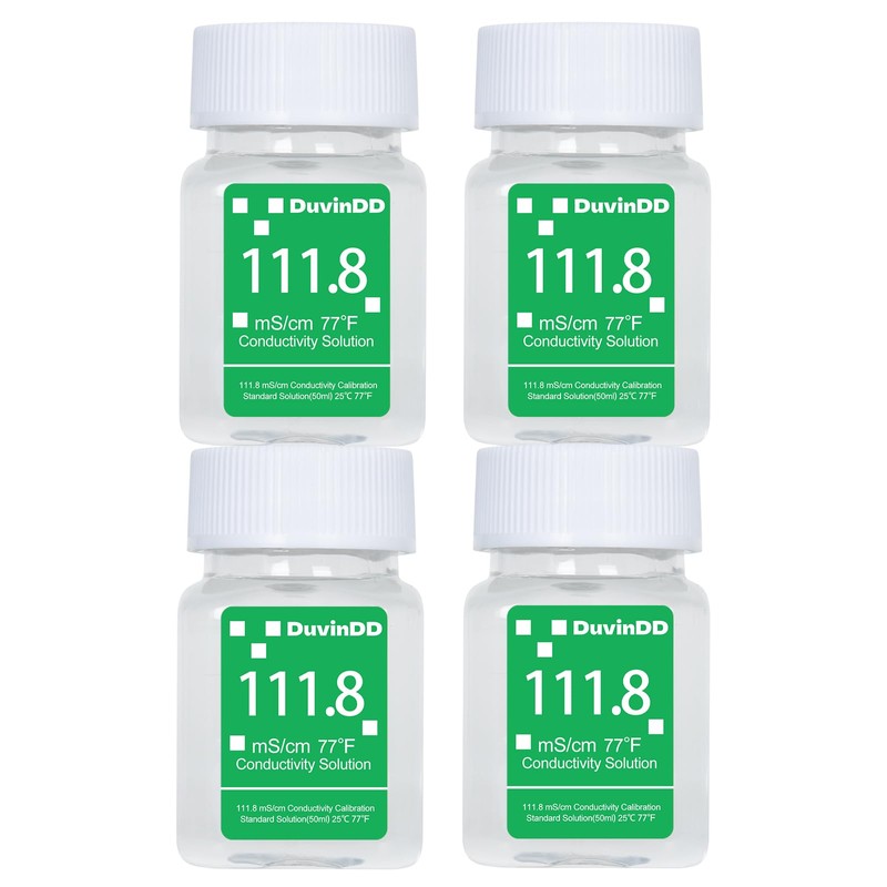 111.8 mS/cm Calibration Solution for Salinity Tester, EC Meter, Pool