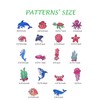 18 PCS Sea Creature Non Slip Bathtub Stickers, Cute Sticker