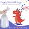 8 Pack Nappy Bin Refills Compatible with Most Nappy Disposal