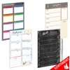 PRICARO Chalkboard Magnetic Meal Planner A5 25 Sheets (Pack of