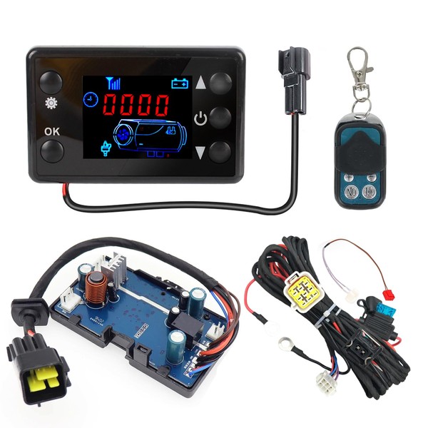 Copgge 12V/24V Diesel Heater Control Board Parking Heater Controller Panel