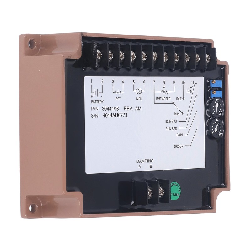Generator Speed Controller Electronic Engine Governor Slow Start Idle Control