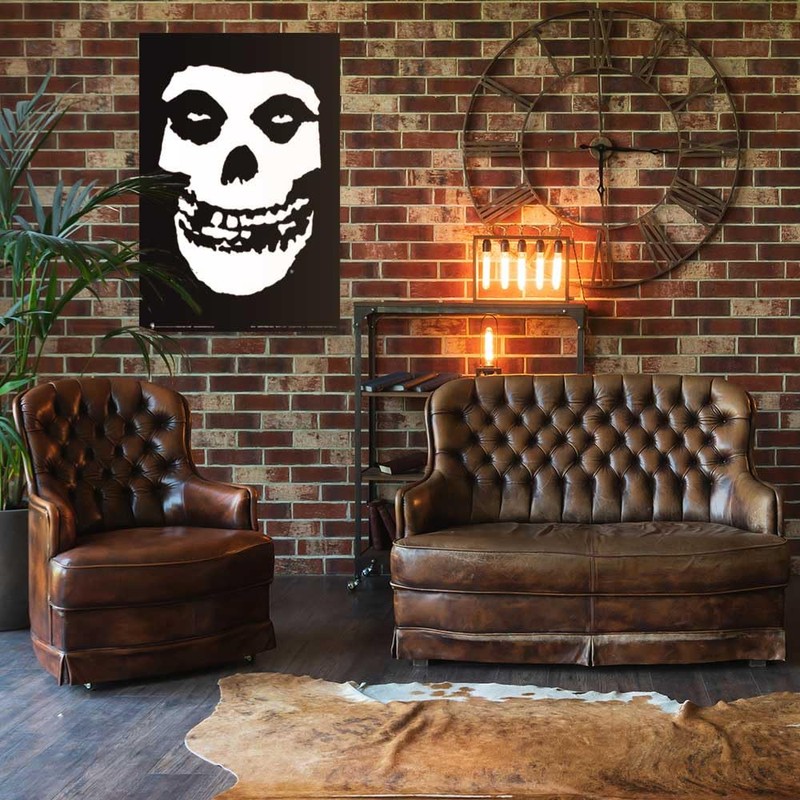 The Misfits (Skull, No Text) Music Poster Print Poster Poster