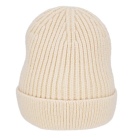 Baby Beanie Toddler Winter Hat Boys Girls Infant Beanies, Wool Warm Kids Children Newborn Knit Cuffed Cap, Beige