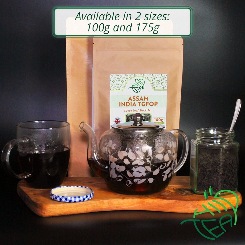 Assam India Premium Black Loose Leaf Tea Tippy Golden Flowery