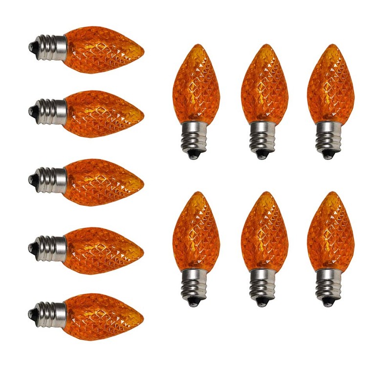 25 Pack C7 Led Replacement Bulbs, Commercial Grade 3 SMD