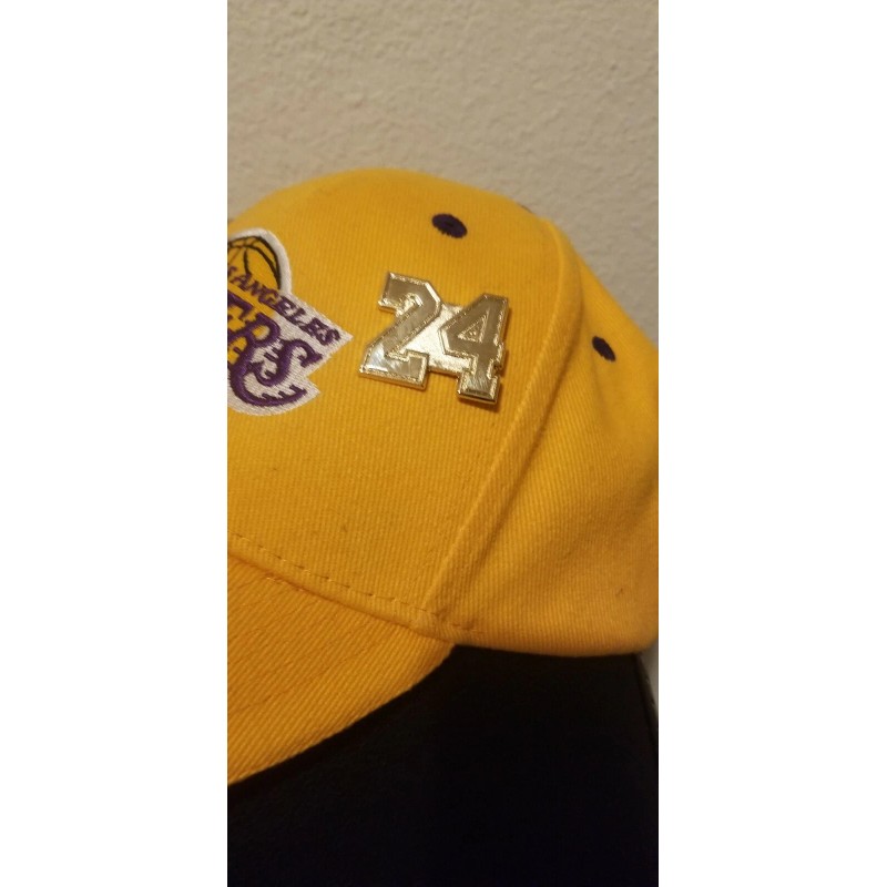 Original Kobe Bryant Gold Lakers 1.25" #24 KB Lpapel Pin