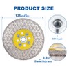 HIGHDRIL Diamond Cutting Disc, Pack of 2, 125 mm, Electroplated