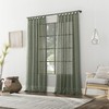 Archaeo Burlap Weave Linen Blend Tab Top Curtain, 50" x