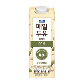 Maeil Soymilk 99.9950ml unsweetened low sugar soymilk 12 packs / 매일두유99.9950ml 무가당 저당 두유 12팩