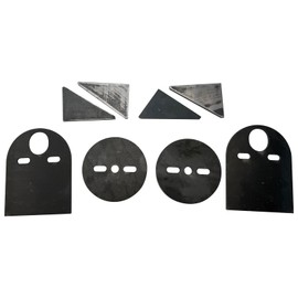 IBESTWOLF Air Ride Suspension Bag Mounting Brackets for 1997 & Older 2WD Import Mini Truck Front Suspension with Torsion Bar