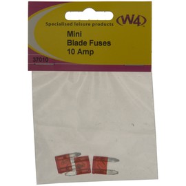 W4 37010 Mini Blade Fuse, Red