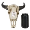 Ebros Gift Rustic Western Patriotic Bull Cow Steer Head Skull