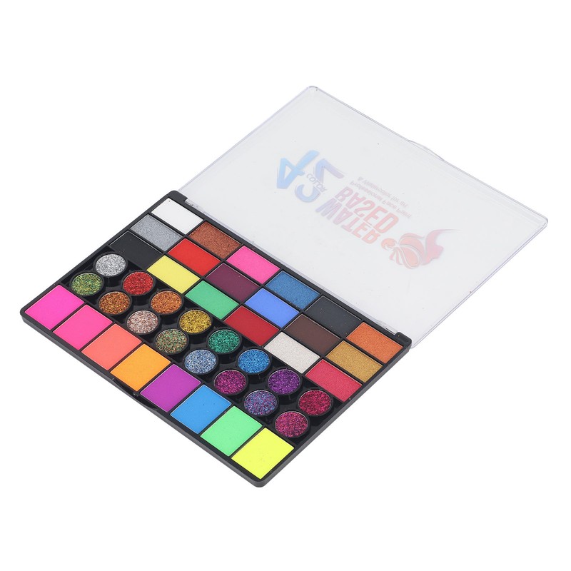 42 Colors Face Painting Kit for Kids Adults Matte Pearl
