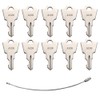 10Pcs Ignition Keys Replacement A126 for Linear, Pride, GoGo, Elite,