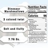 Dinosaur Twists Marshmallows - 7.76 oz Vanilla-Flavored 3-Color Twists (Yellow,
