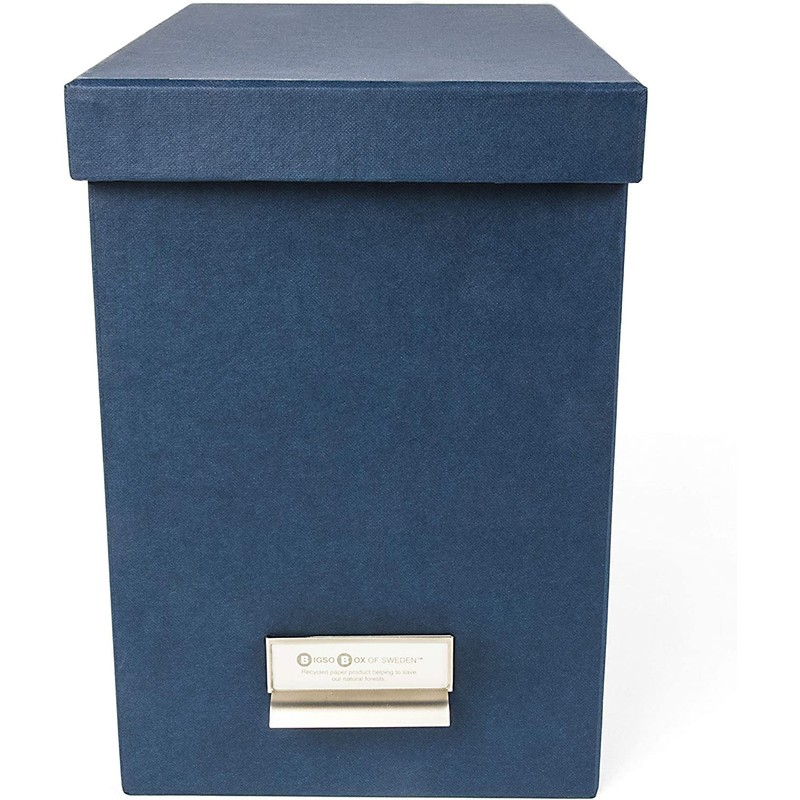 Bigso John Fiberboard Label Frame Desktop File Storage Box -