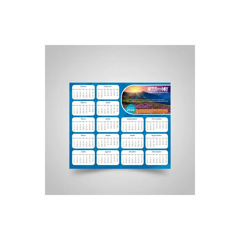 Calendarios 2026 Para Negocios