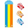 Outdoor Water Slide for Kids - Ultra-Wide 3-Lane PVC Slide
