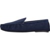 SNUGRUGS Mens Berber Fleece Lined Moccasin Slipper with Non-Slip Rubber