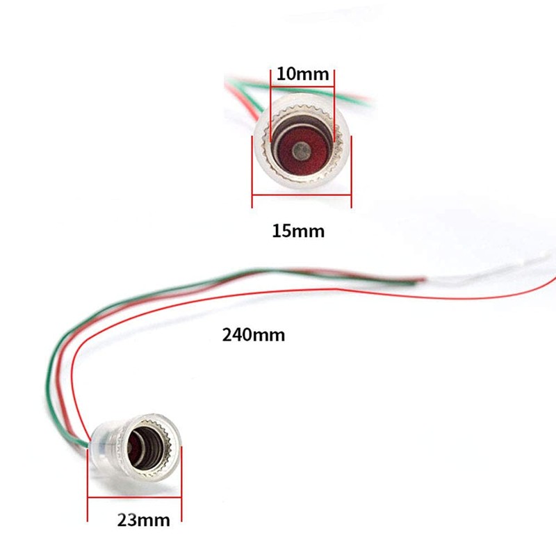 MEETOOT 10pcs E10 Mini Bulb Holder with Wire Light Beads