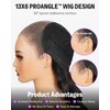 Megalook hair Glueless Wigs Human Hair Pre Plucked Pre Cut