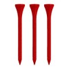 IZZO Golf Wood Golf Tees, 3.25 Inch, Red (Pack of