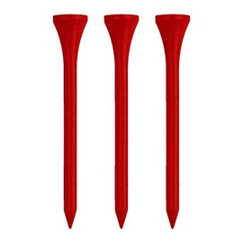 IZZO Golf Wood Golf Tees, 3.25 Inch, Red (Pack of 200)