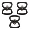 UFURMATE Swivel Clip, 3Pcs Space Aluminum Double Ended Swivel D-ring