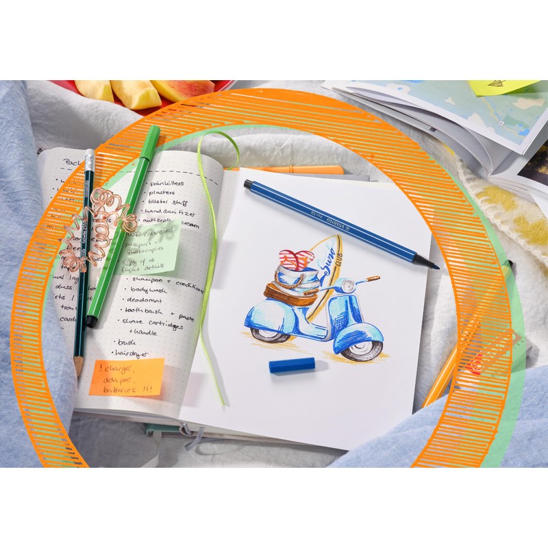 STABILO Pen 68 - Premium Fibre-Tip Pen - Pack of