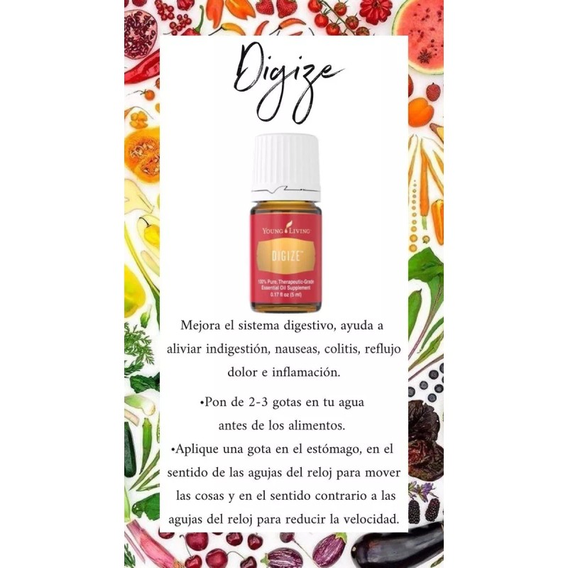 Young Living Aceite Esencial Digize, Mezcla Digestiva Young Living 15