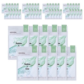 Mediheal Derma Synergy Trouble Soothing Wrapping Mask Pack, 10-pack, 5 packs / 메디힐 더마 시너지 트러블진정 랩핑 마스크팩, 10개입, 5개