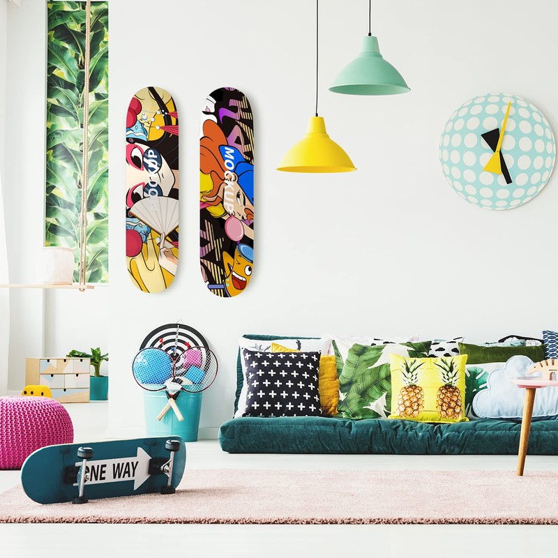 Alpinista Skateboard Wall Mount Horizontal Deck Display Luxury Skate Rack,
