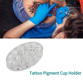 Tattoo Pigment Cup Holder, Tattoo Cup Holder, Tattoo Ink Cups Tattoo Permanent Makeup Microblading Pigment Cup Stand Ink Holder Tattoo Ink Cups Holder