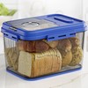 Olimingse Bread Box For Kitchen Countertop, Airtight Bread Storage Container,