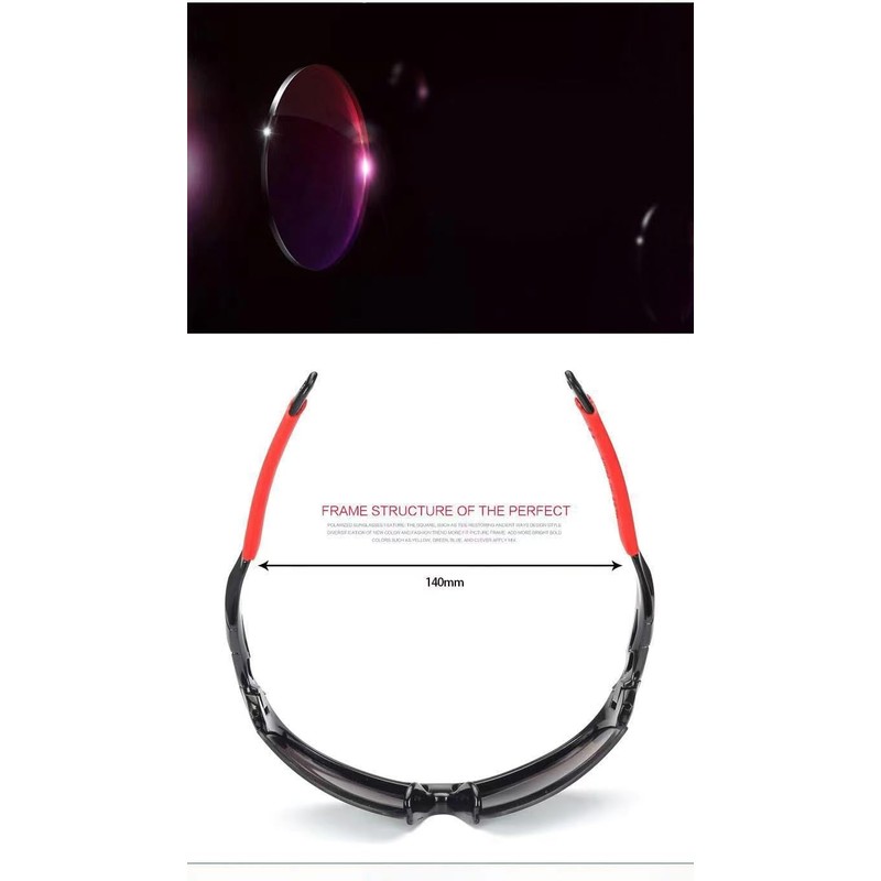 Sports Sunglasses Men Women Polarised Cycling Glasses Windproof Cycling Glasses