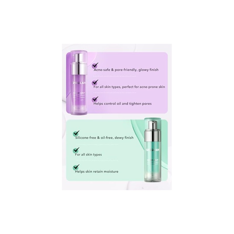 SHEGLAM Prebase Hidratante Good Grip Con Control De Aceite Gel