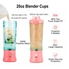 Nikice Licuadora portátil, licuadora personal para batidos y batidos, taza