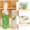CHILDWEET 6 Tubes Car Tissue Cylinder Cartoon Pattern Tissue Boxes