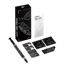 ASUS ROG RG-07 Performance Thermal Paste Kit (3g, High Thermal Conductivity, Long Lasting Formula, Includes Application Tool, Stencils, Cleaning Cloths)