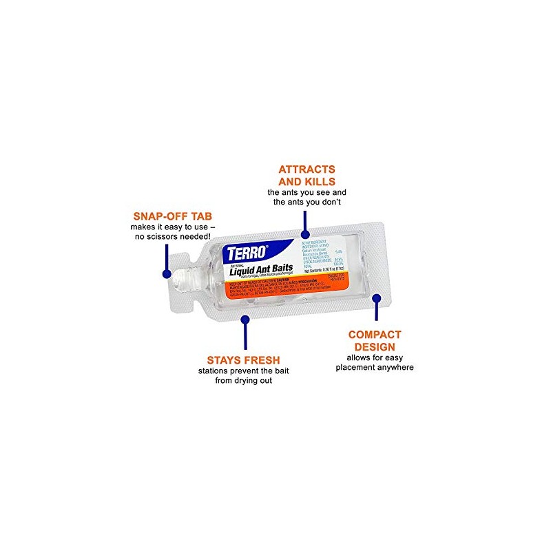 Terro PreFilled Liquid Ant Killer II Baits, 3-Packs of 6